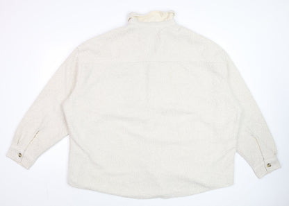 Mens UK Size XL ASOS DESIGN Ivory Basic Jacket