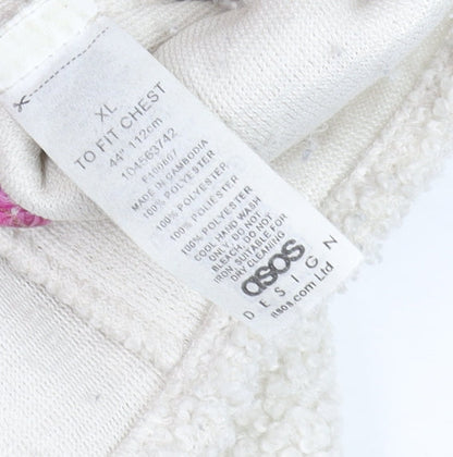 Mens UK Size XL ASOS DESIGN Ivory Basic Jacket