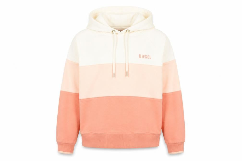 Womens UK Size L Diesel Multicoloured Pullover Hoodie