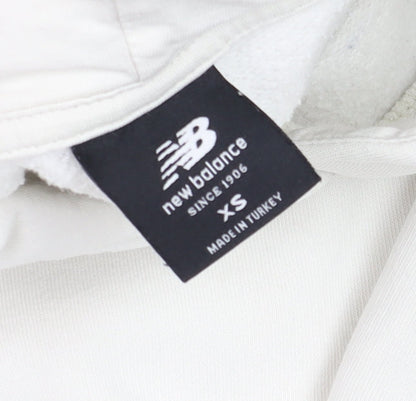 Mens UK Size XS New Balance White Pullover Hoodie