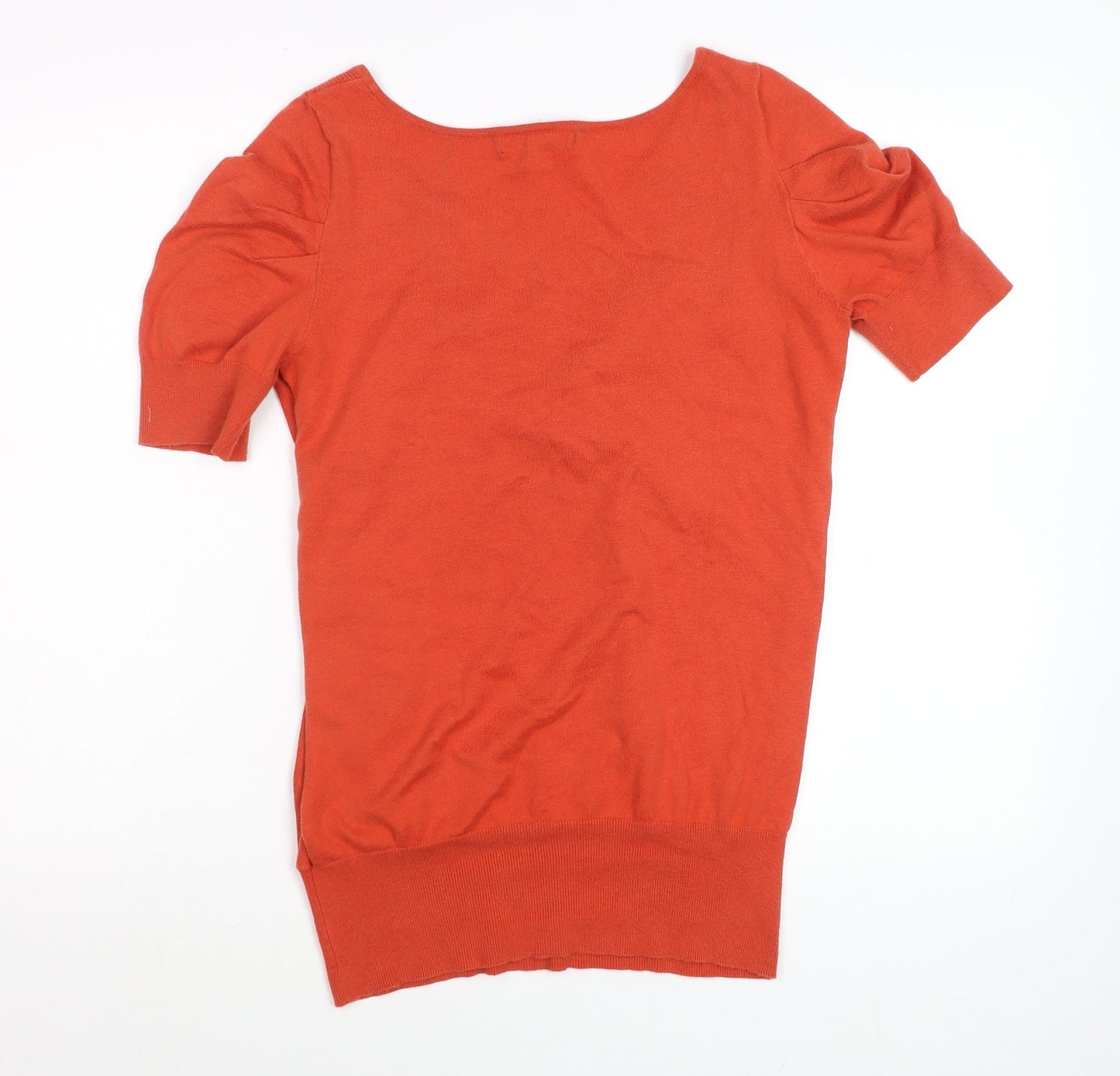 Womens UK Size M Banana Republic Orange Basic T-Shirt