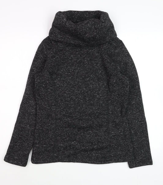 Womens UK Size 8 Mountain Warehouse Black Pullover Sweatshirt