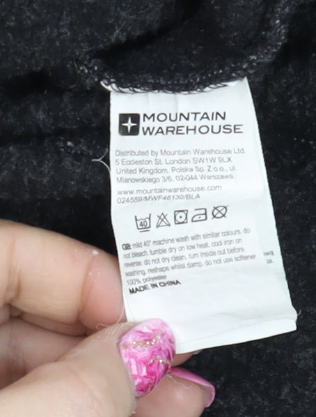 Womens UK Size 8 Mountain Warehouse Black Pullover Sweatshirt