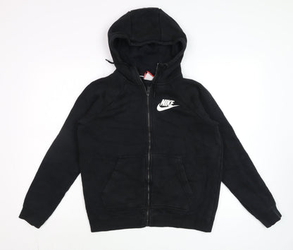 Mens UK Size S Nike Black Full Zip Hoodie
