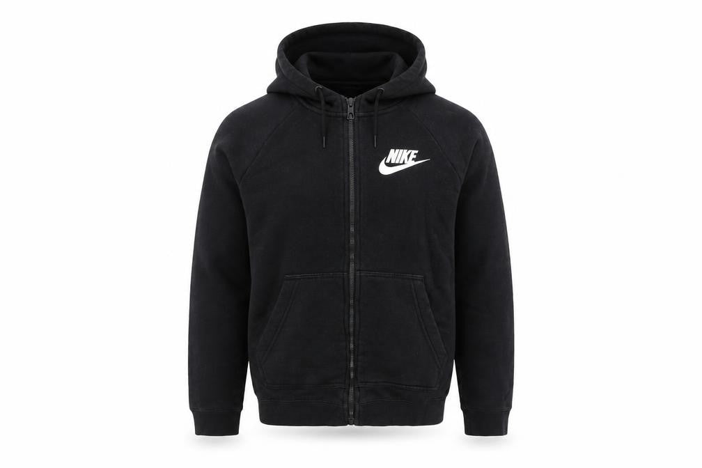 Mens UK Size S Nike Black Full Zip Hoodie