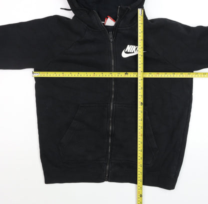 Mens UK Size S Nike Black Full Zip Hoodie