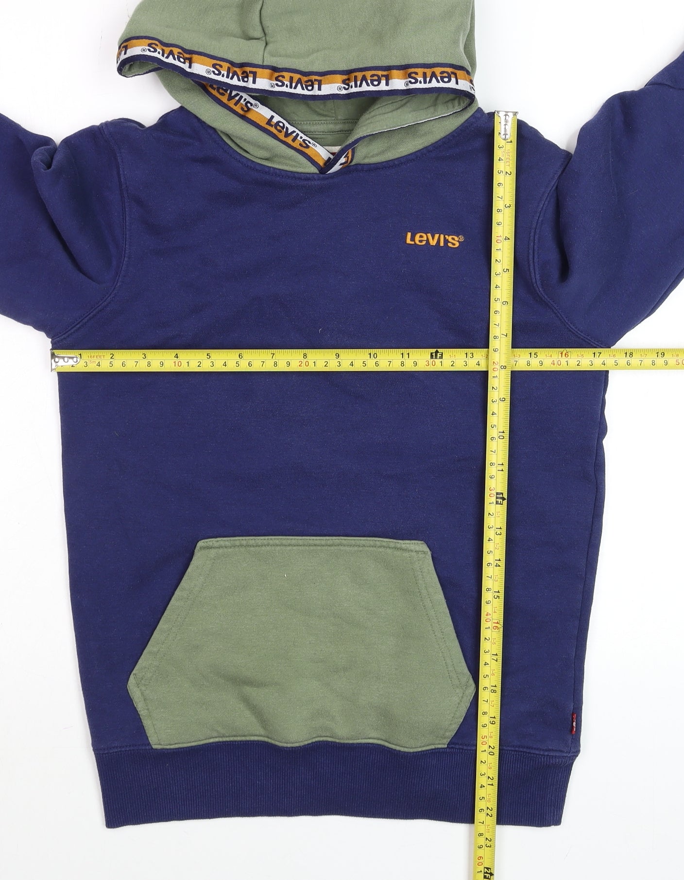 Boys UK Size 14 Years Levi's Blue Pullover Hoodie