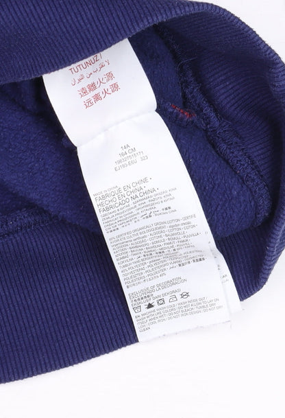 Boys UK Size 14 Years Levi's Blue Pullover Hoodie