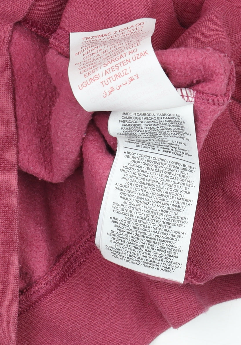 Womens UK Size XL Nike Pink Pullover Sweatshirt