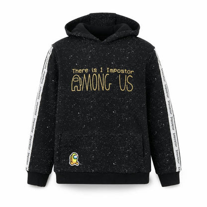 Boys UK Size 11-12 Years Among Us Black Pullover Hoodie