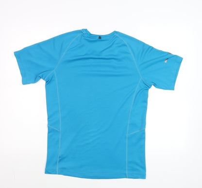 Mens UK Size S Nike Blue Running & JoggingGym & TrainingFootball T-Shirt