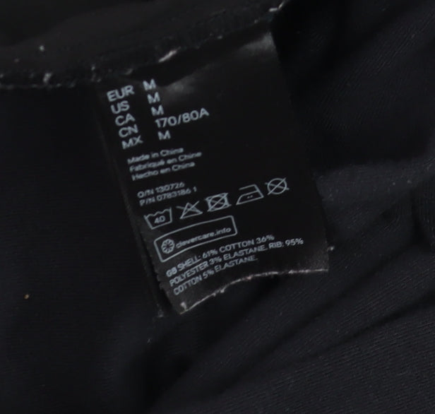 Womens UK Size M H&M Regular Fit Casual Workwear Travel Black Trousers