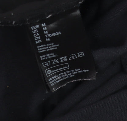 Womens UK Size M H&M Regular Fit Casual Workwear Travel Black Trousers
