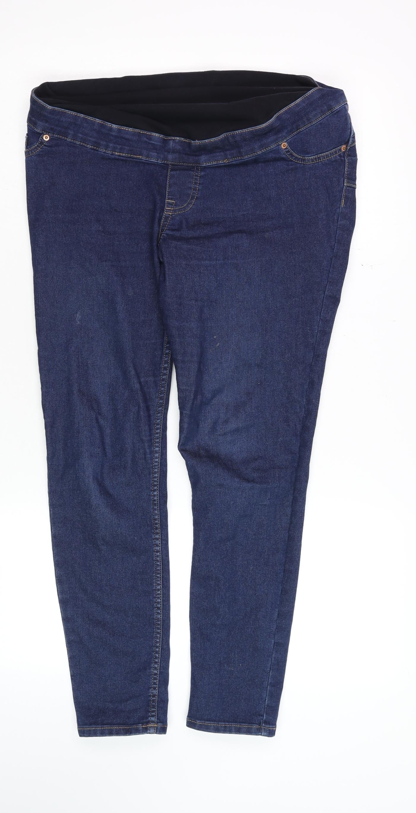 Womens UK Size 10 New Look Slim Fit Jegging Blue Jeans