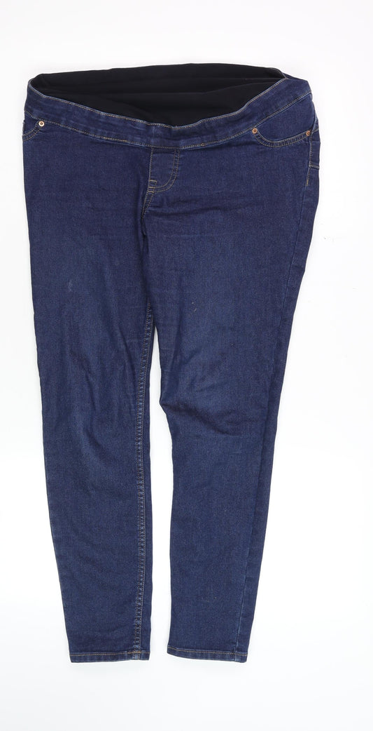 Womens UK Size 10 New Look Slim Fit Jegging Blue Jeans