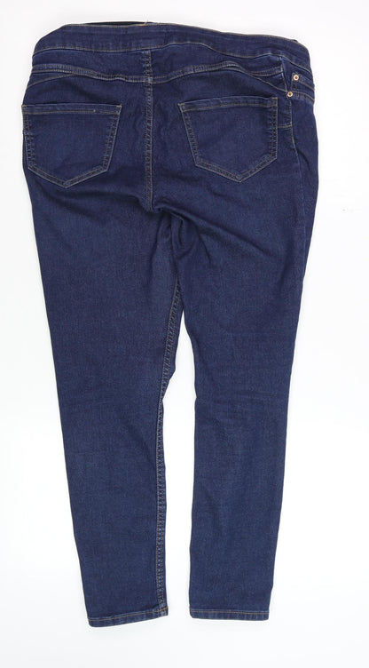 Womens UK Size 10 New Look Slim Fit Jegging Blue Jeans
