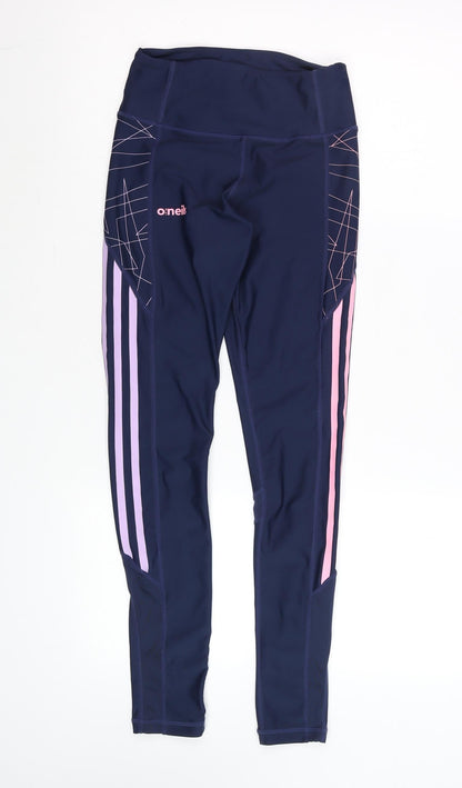 Womens UK Size 8 O'Neills Slim Fit Leggings Blue Leggings