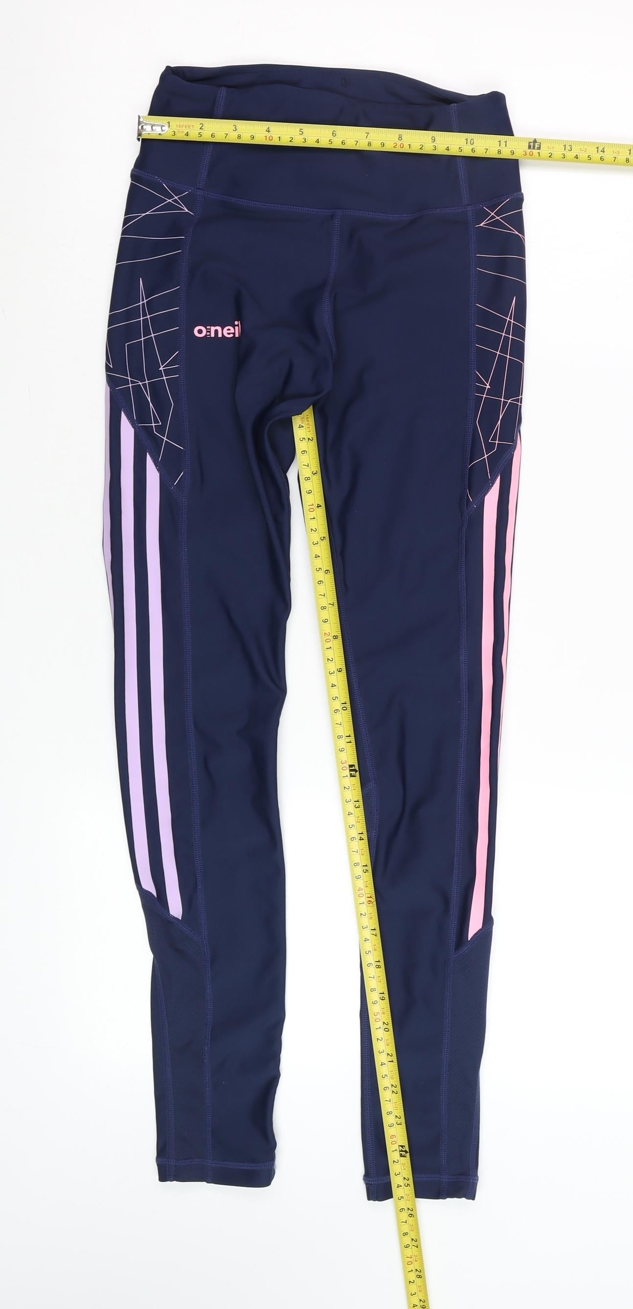 Womens UK Size 8 O'Neills Slim Fit Leggings Blue Leggings