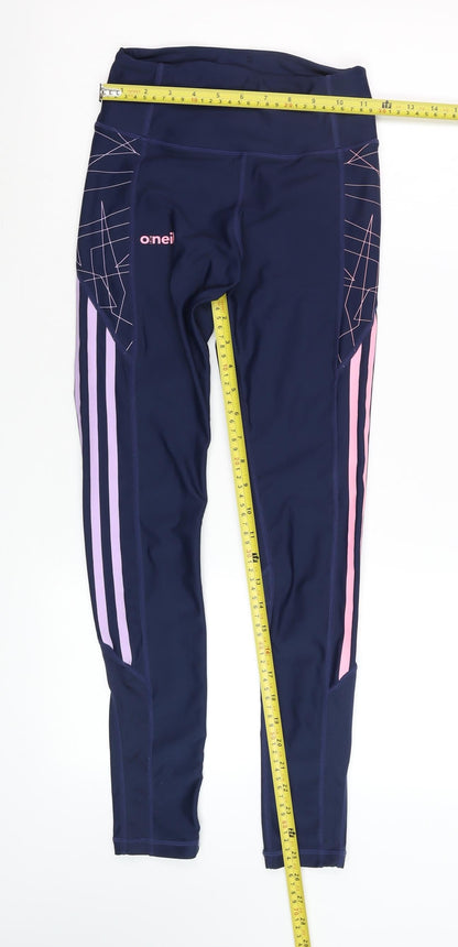 Womens UK Size 8 O'Neills Slim Fit Leggings Blue Leggings