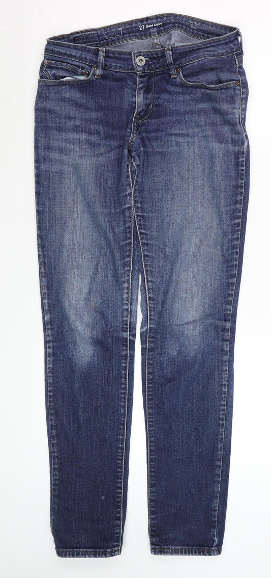 Womens UK Size 8 Levi's Slim Fit Skinny Blue Jeans