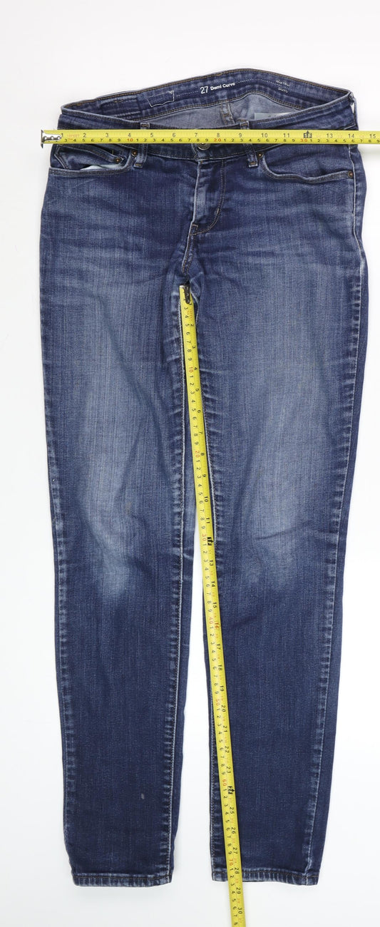 Womens UK Size 8 Levi's Slim Fit Skinny Blue Jeans