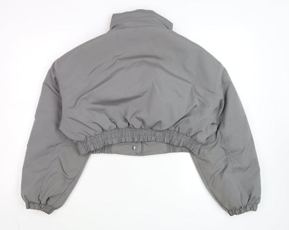 Womens UK Size M Dazy Grey Puffer Jacket