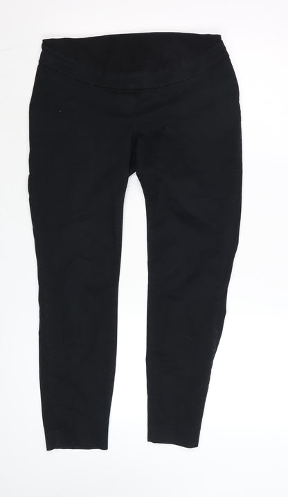 Womens UK Size S H&M Slim Fit Leggings Black Trousers