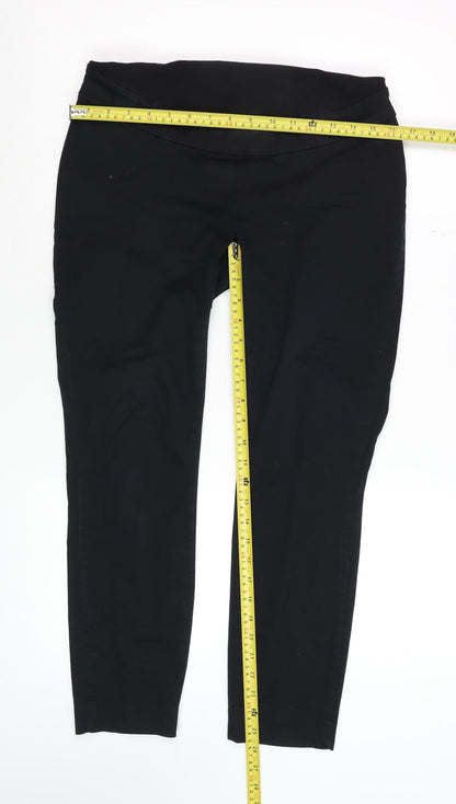 Womens UK Size S H&M Slim Fit Leggings Black Trousers
