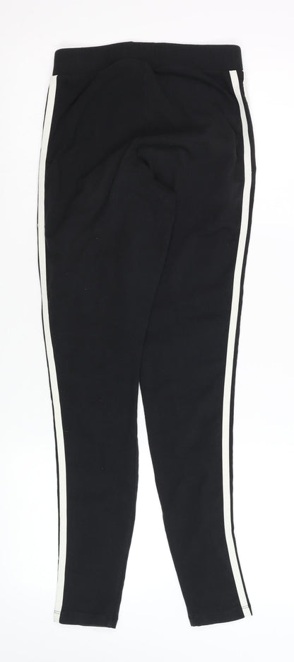 Womens UK Size 8 adidas Slim Fit Leggings Black Leggings