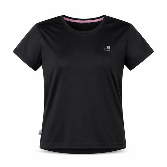 Womens UK Size 12 Karrimor Black Running & Jogging Gym & Training Fitness T-Shir