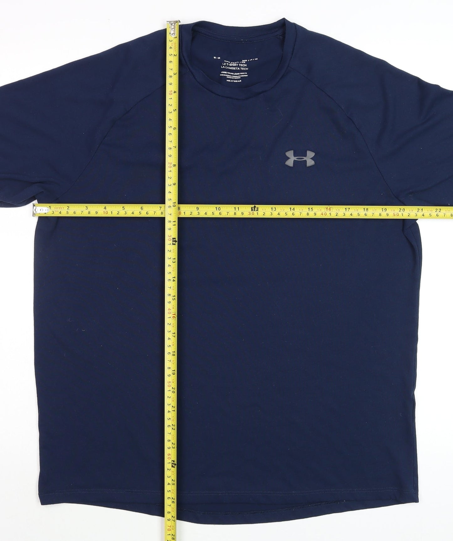 Mens UK Size M Under armour Blue  T-Shirt