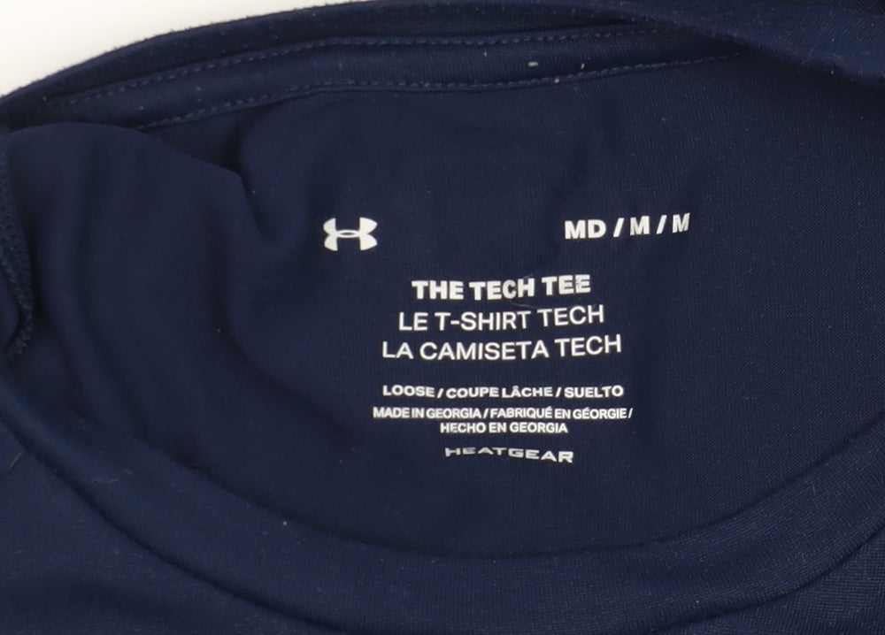 Mens UK Size M Under armour Blue  T-Shirt