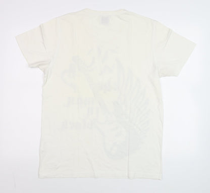 Mens UK Size M JACK & JONES White  T-Shirt