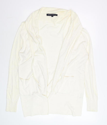 Womens UK Size L French Connection Ivory Cardigan Jumper