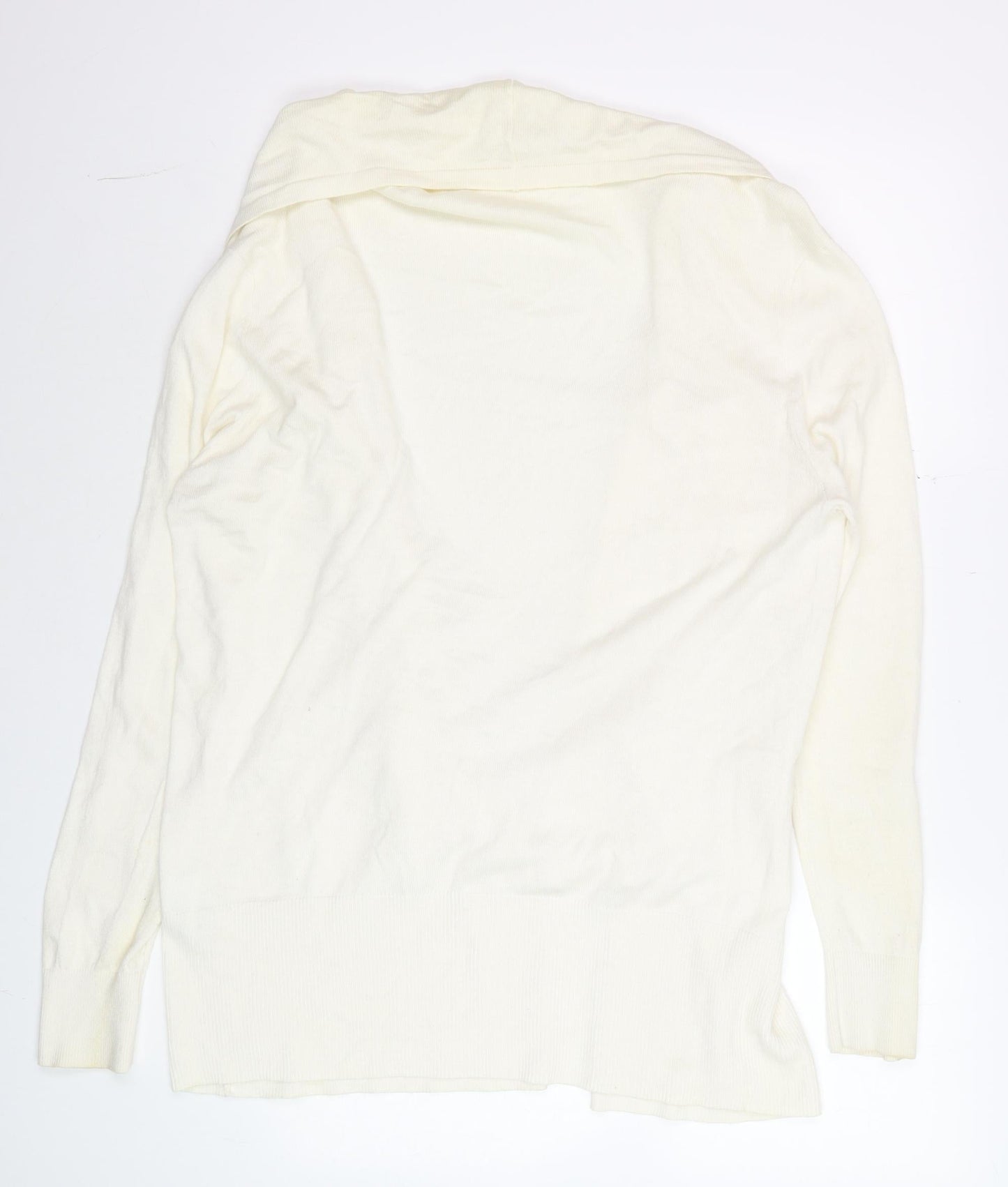 Womens UK Size L French Connection Ivory Cardigan Jumper