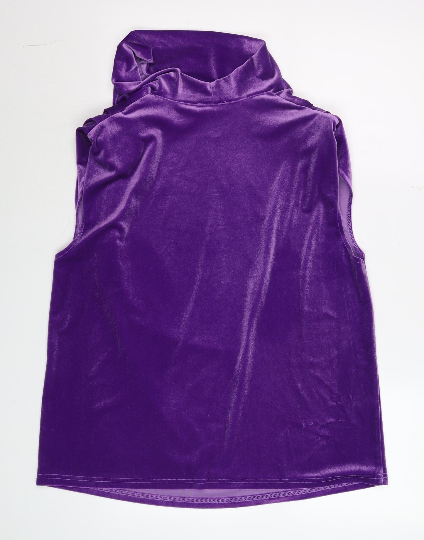 Womens UK Size L Gallery Purple Camisole Blouse