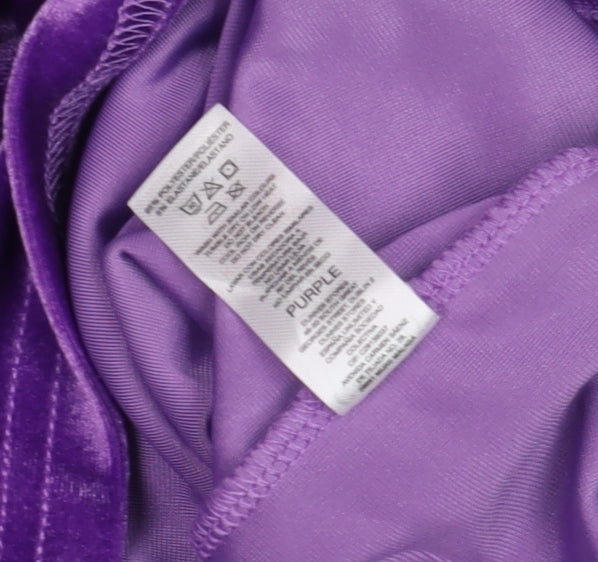 Womens UK Size L Gallery Purple Camisole Blouse