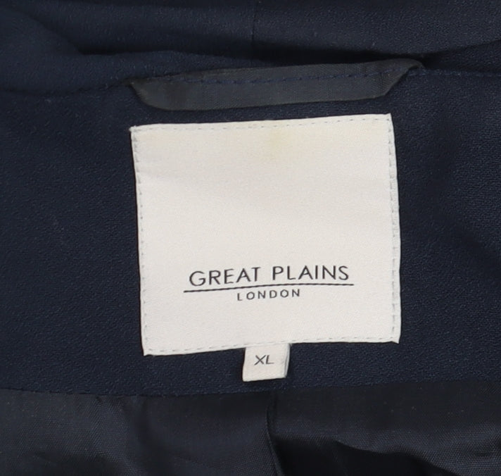 Womens UK Size XL Great Plains Regular Blue Blazer