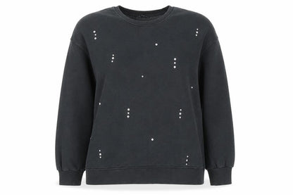 Womens UK Size M Zara Black Pullover Sweatshirt