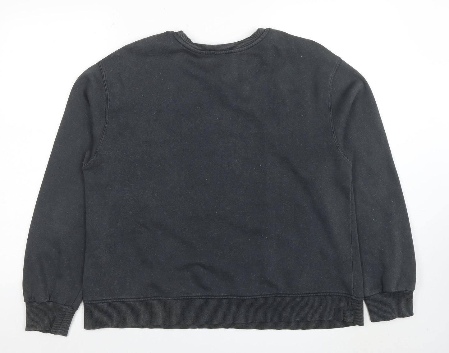 Womens UK Size M Zara Black Pullover Sweatshirt