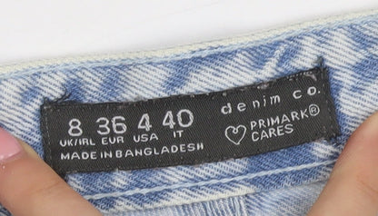 Womens UK Size 8 Primark Regular Fit Cut-Off Shorts