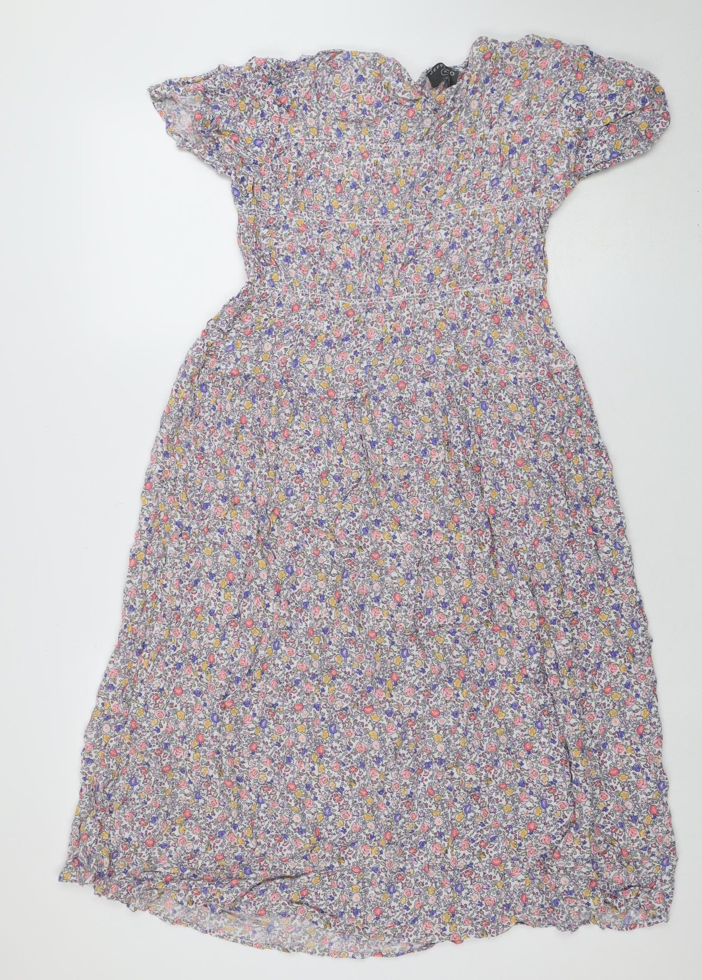 Womens UK Size 10 JEFF&CO Fit & Flare Dress