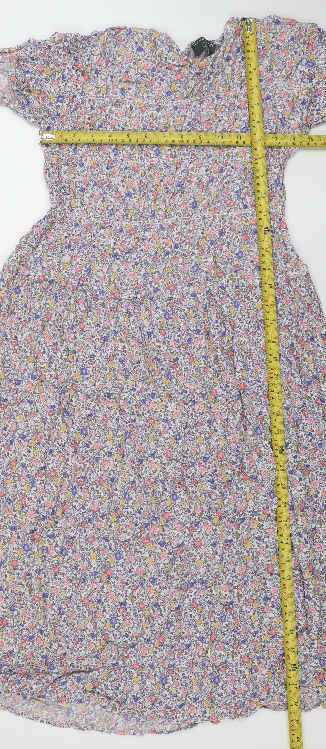 Womens UK Size 10 JEFF&CO Fit & Flare Dress