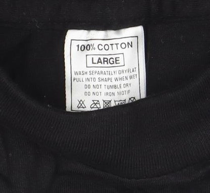 Mens UK Size L D:Ream Black  T-Shirt