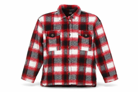Girls UK Size 12 Years NEXT Red Shirt Jacket