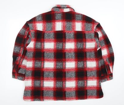 Girls UK Size 12 Years NEXT Red Shirt Jacket