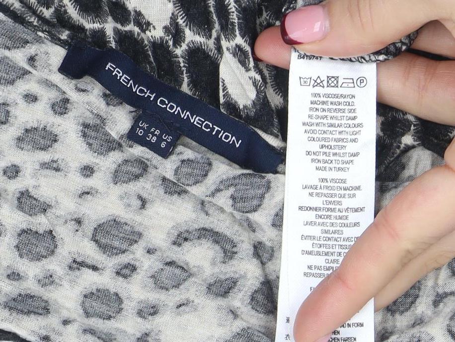 Womens UK Size 10 French Connection Wrap Dress