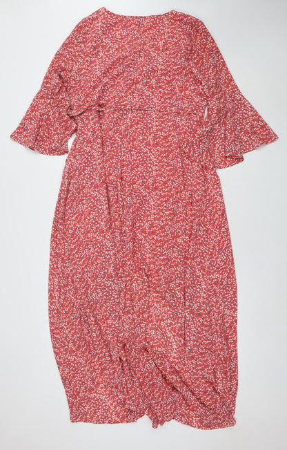 Womens UK Size 14 Glamorous Wrap Dress
