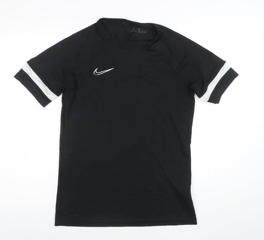 Mens UK Size M Nike Black FootballGym & TrainingRunning & Jogging T-Shirt