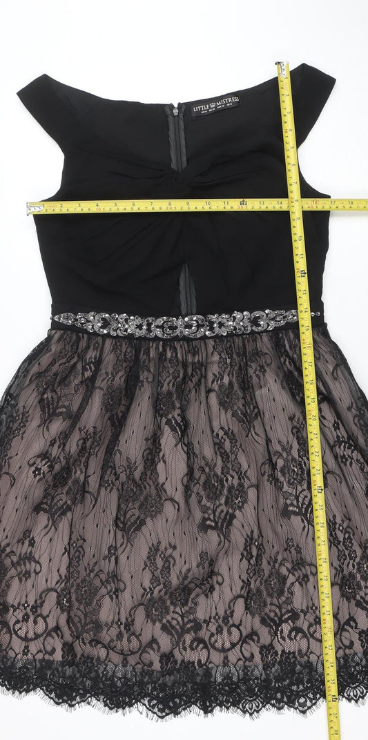 Womens UK Size 14 Little Mistress Fit & Flare Dress